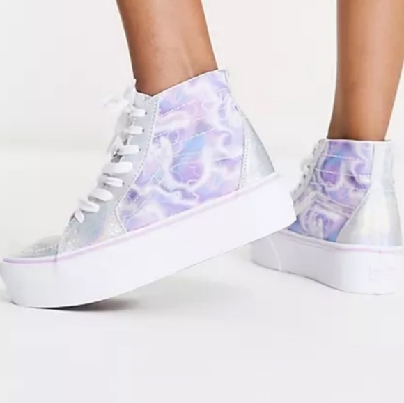 Vans Sk8-Hi Tapered Butterfly Dreams Stackform Sneakers NEW Platform - Picture 6 of 6